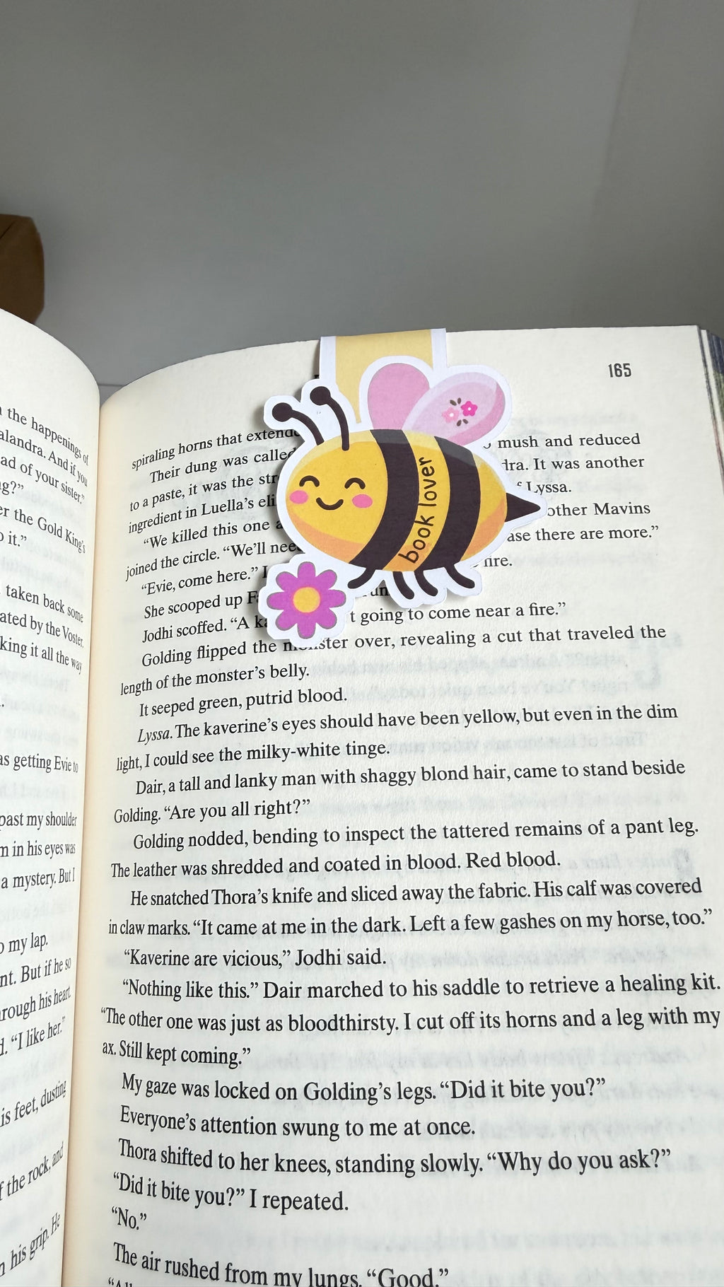 Book Lover Magnetic Bookmark