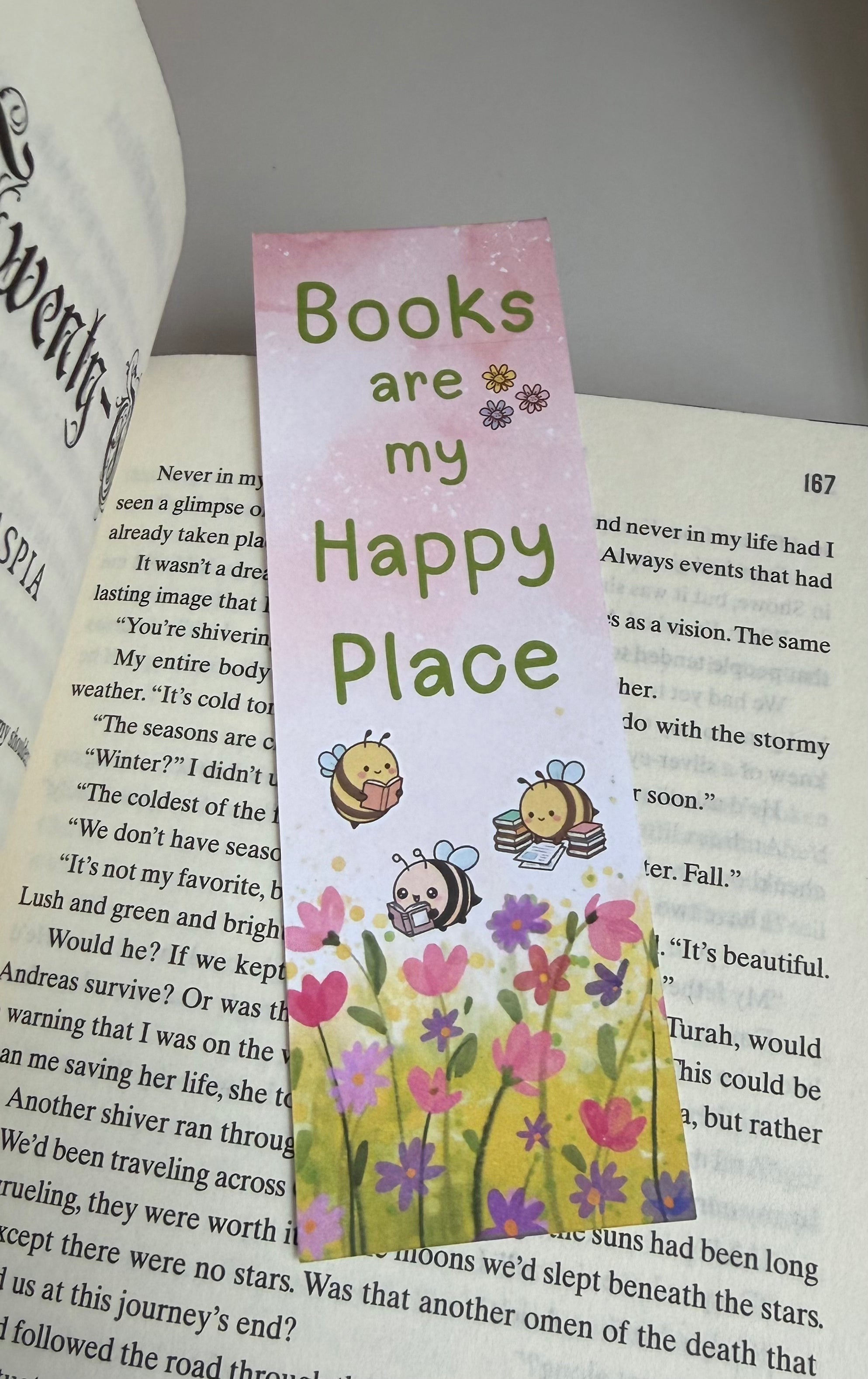 Spring books are my happy place Bookmarks