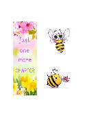 MONTHLY BEE BOOKMARK STICKER CLUB