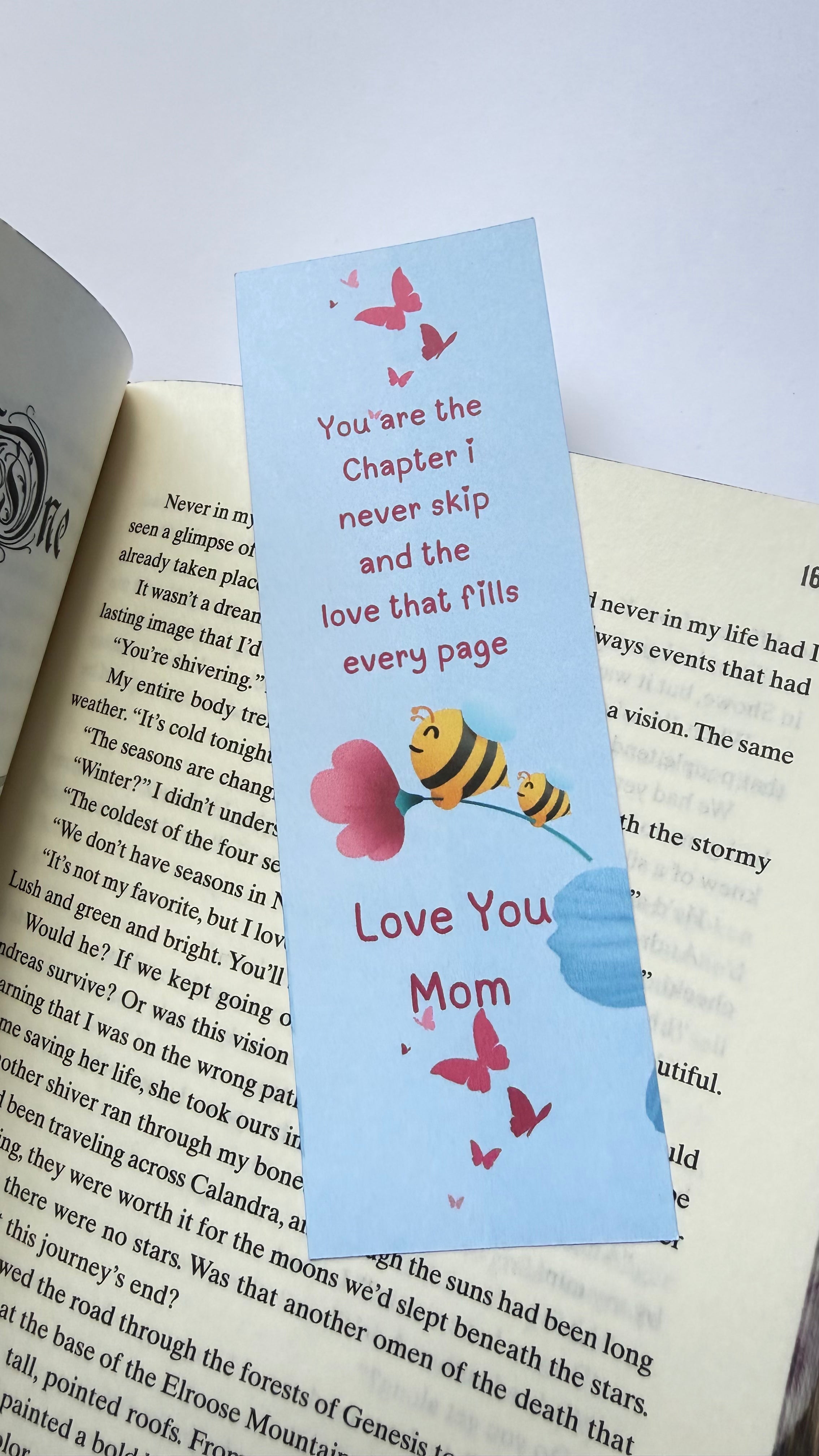 Love You Mom Bookmark