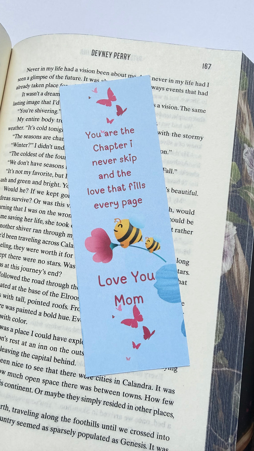 Love You Mom Bookmark