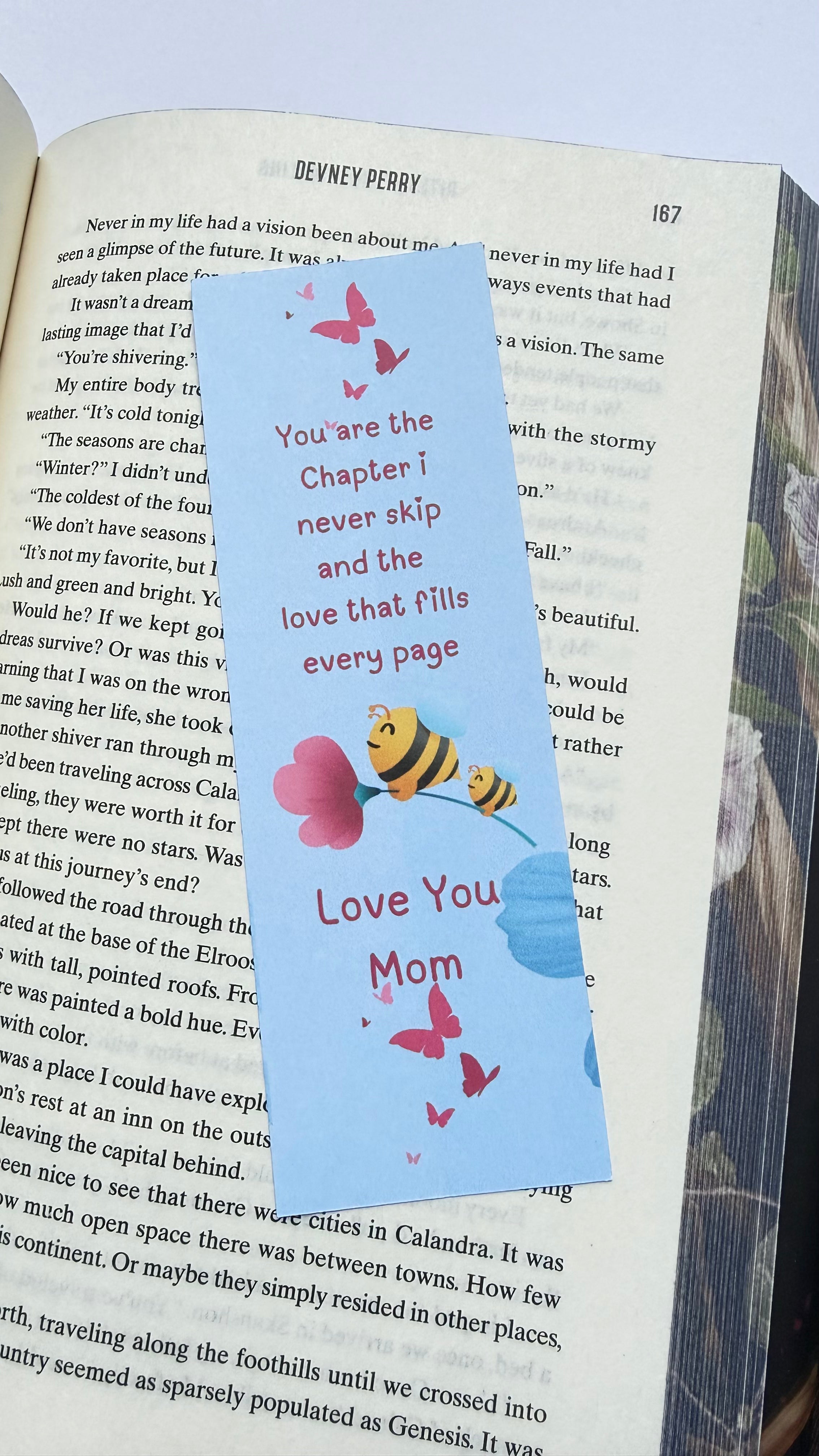 Love You Mom Bookmark