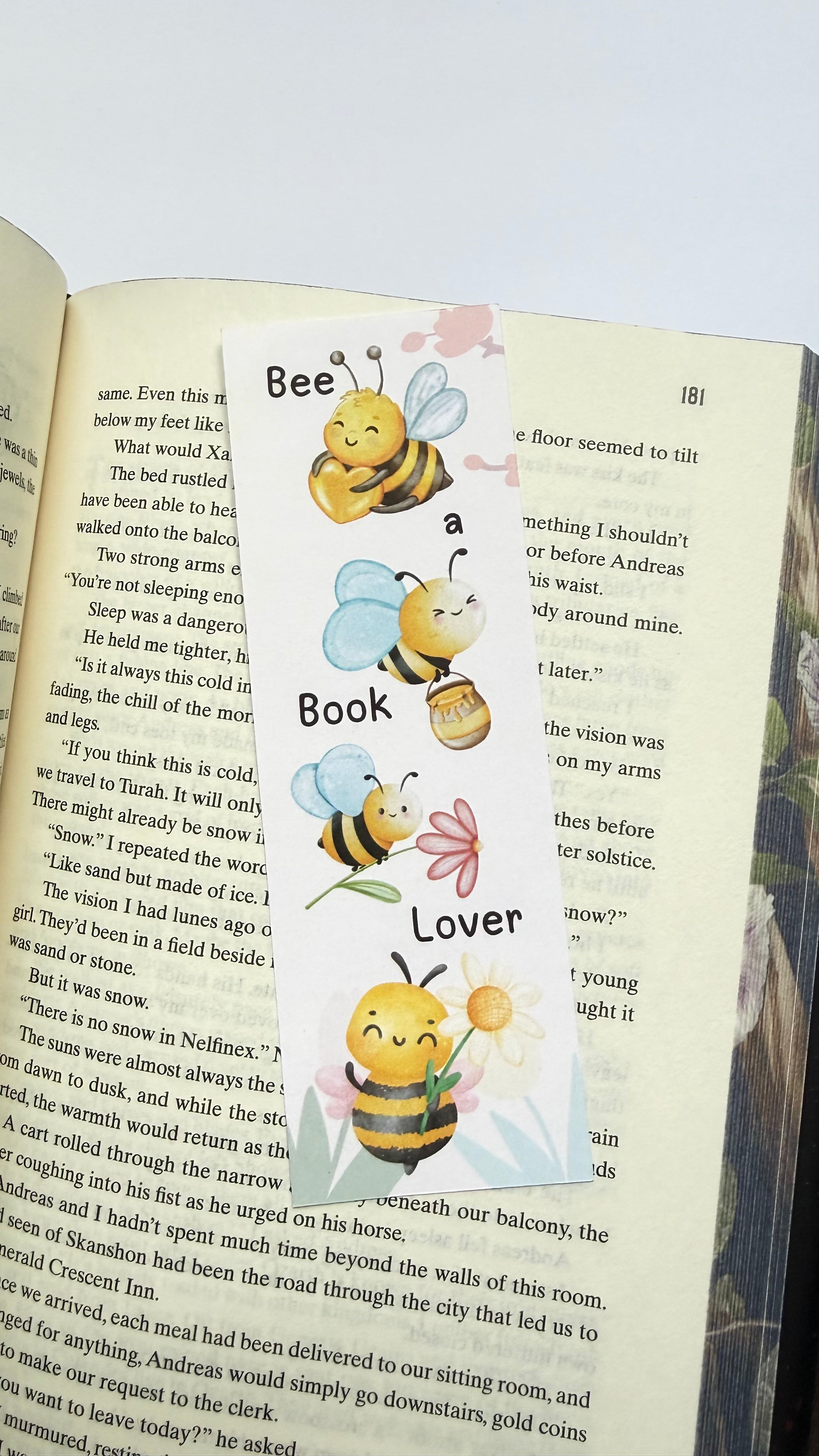Spring Bee A Book Lover Bookmark