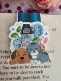 Happy Place DogCat Magnetic Bookmark