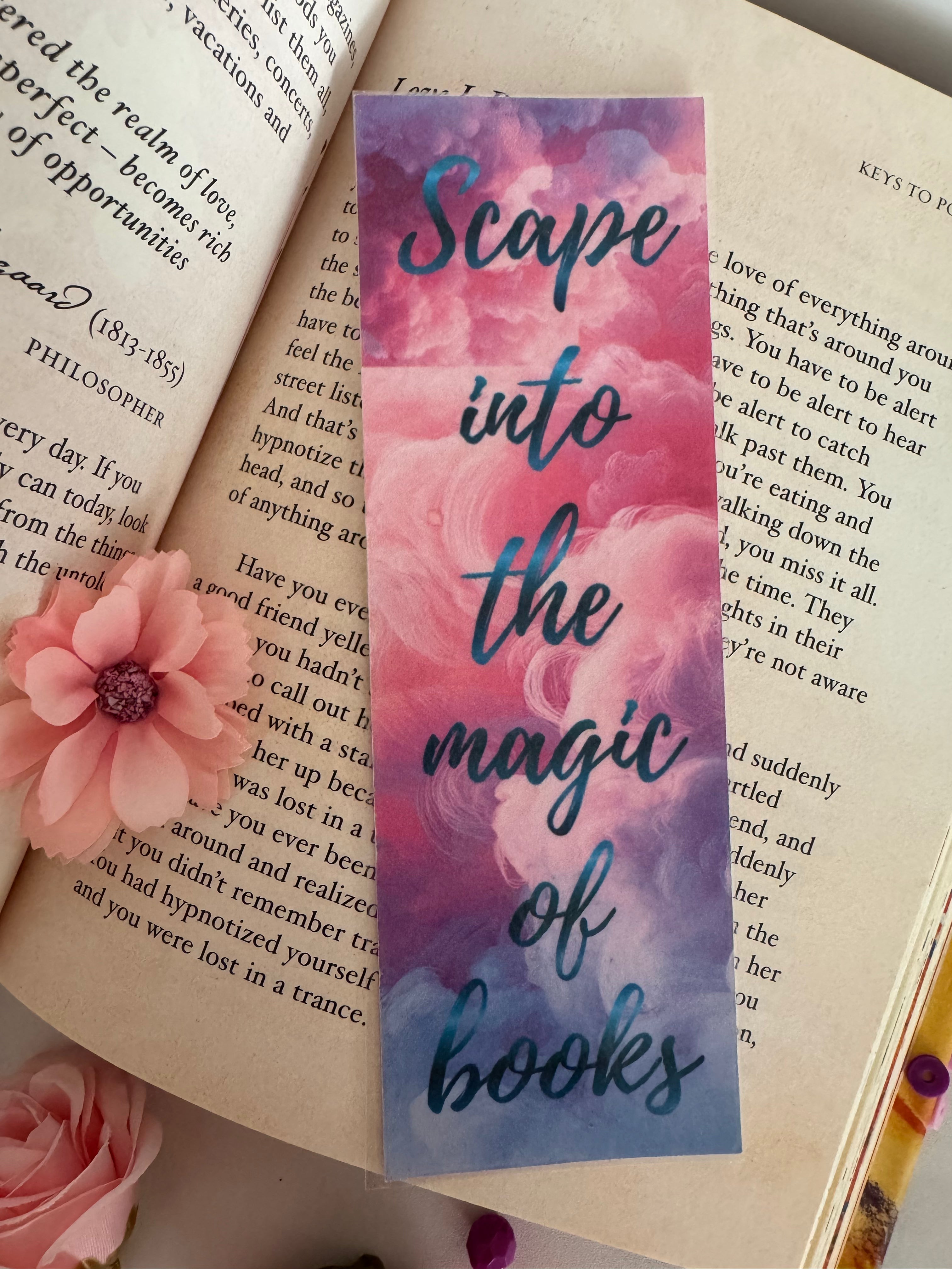 Scape into the Magic of Books Bookmark