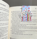 Book-stack Flowers Magnetic Bookmark