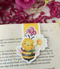 Bee Sunflower Magnetic Bookmark