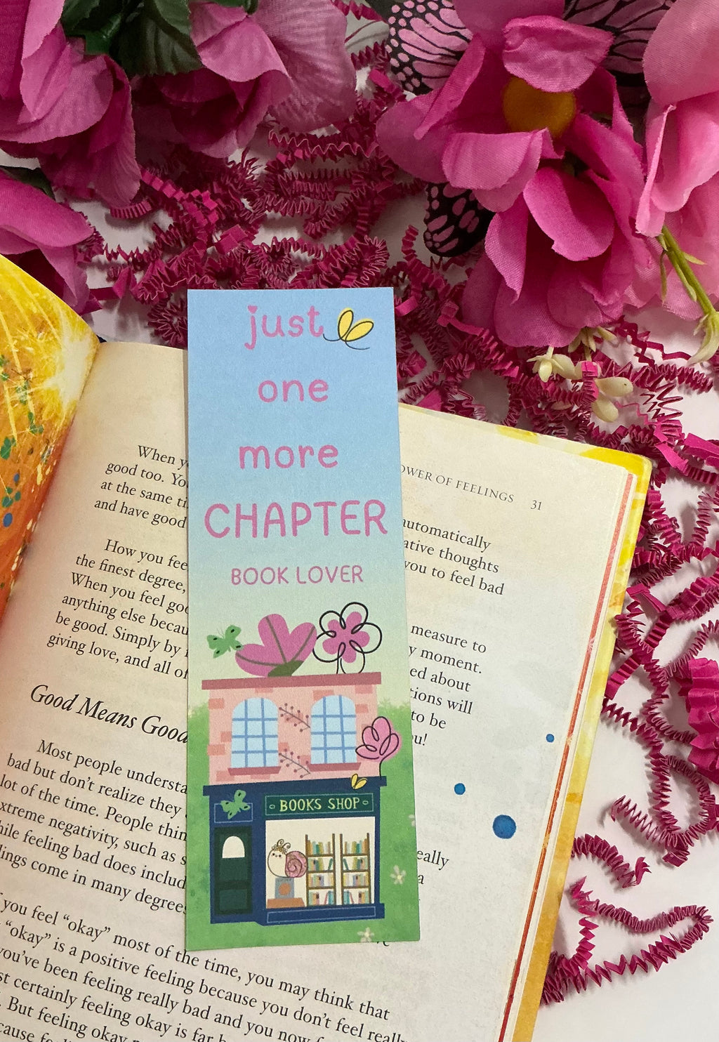 Book lover bookshop Bookmark