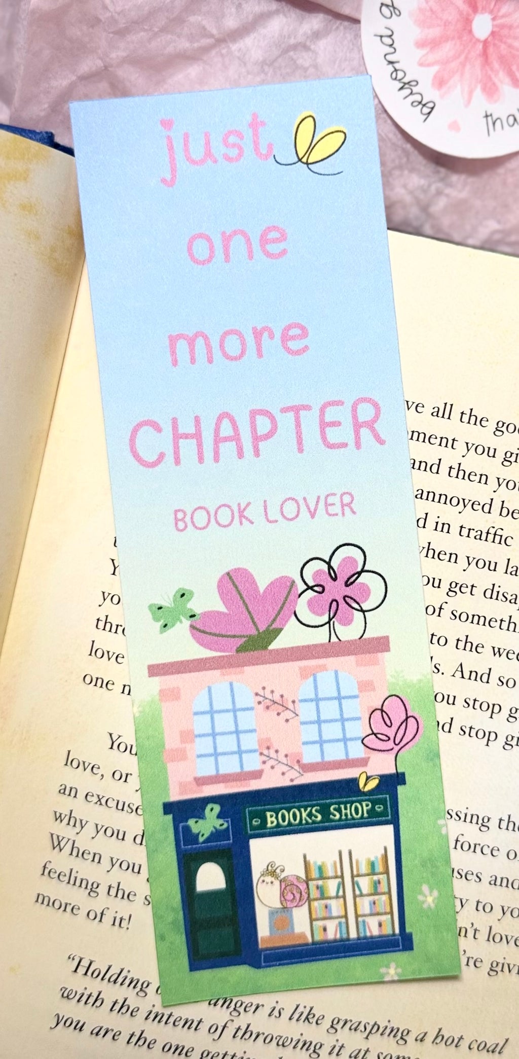 Book lover bookshop Bookmark