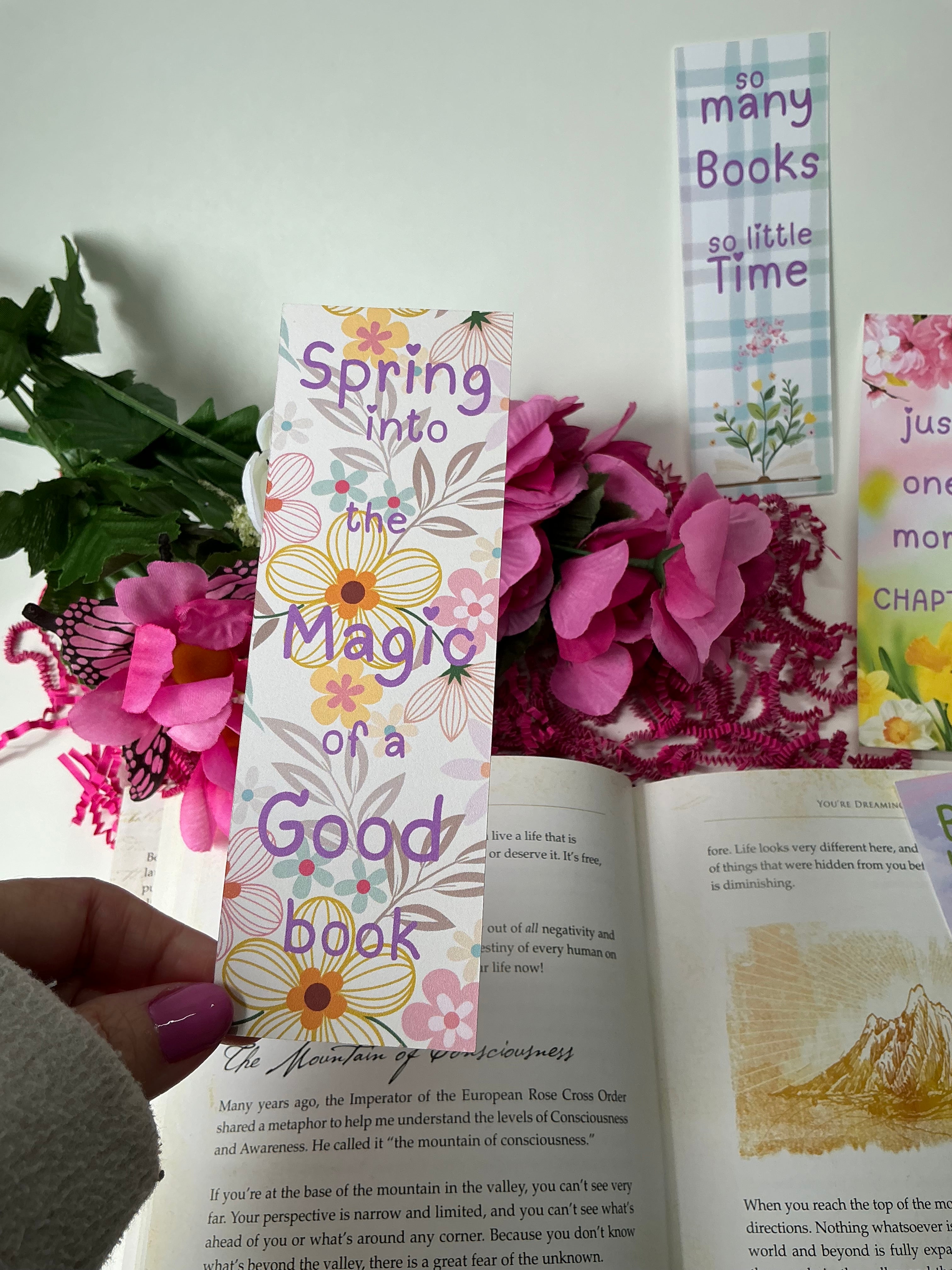 Spring into the magic of a good book Bookmark