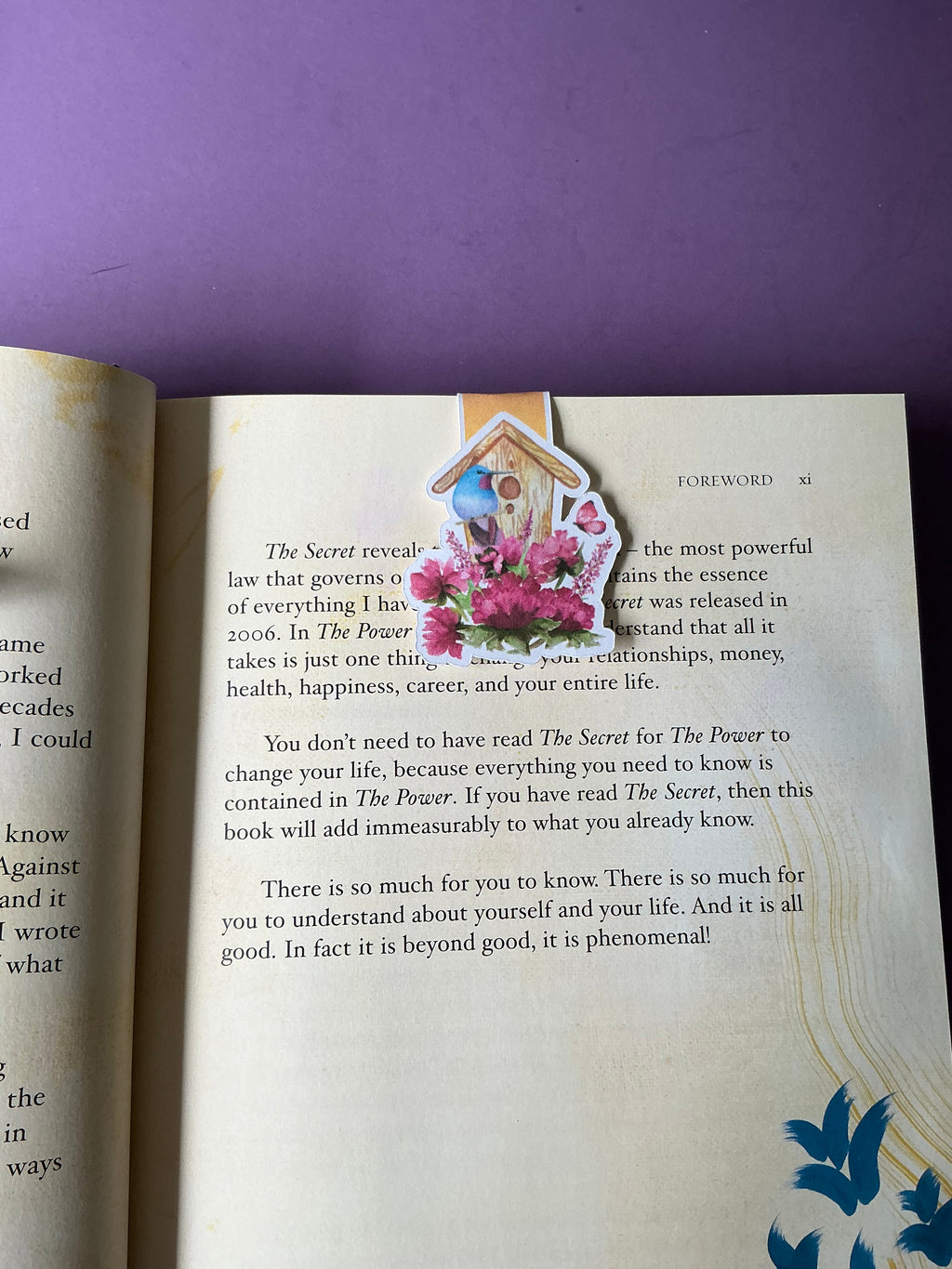 Bloom Birdhouse Magnetic Bookmark