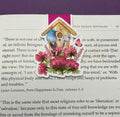 Cute bird me flowers Magnetic Bookmark
