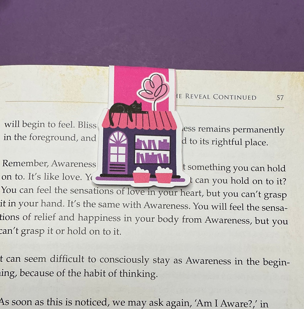Cat in the roof Magnetic Bookmark