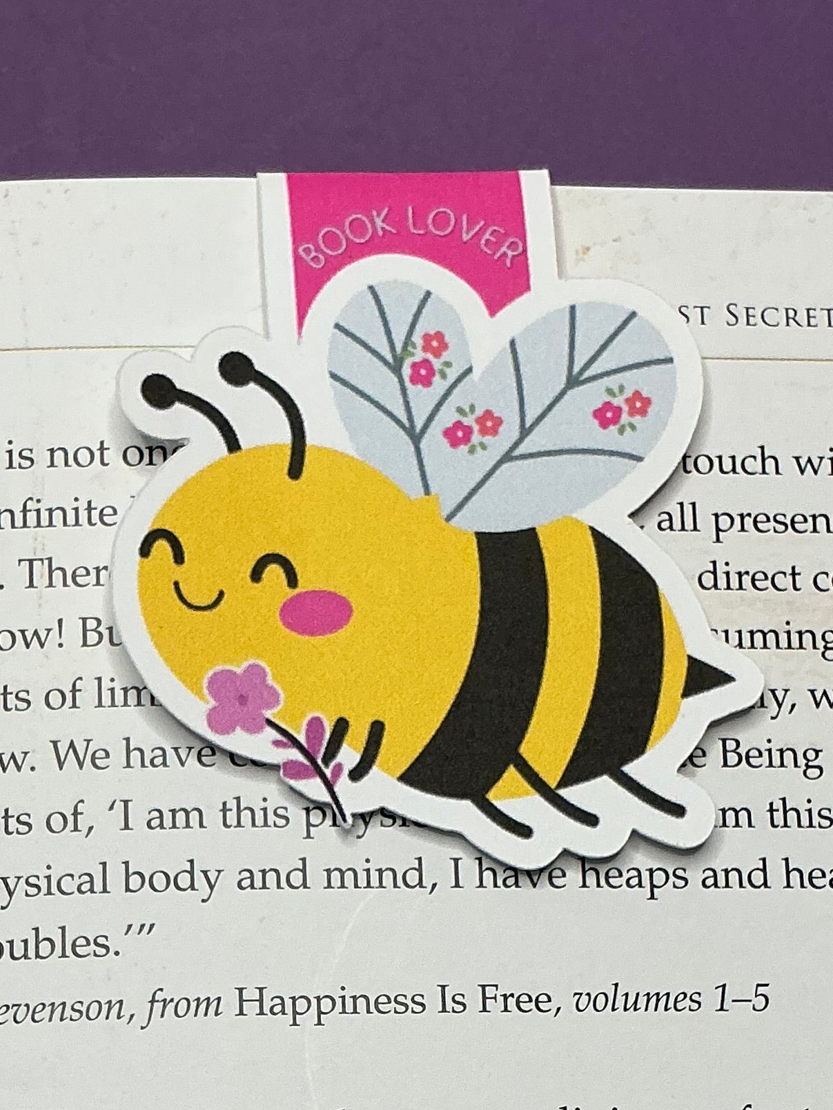 MONTHLY BEE BOOKMARK STICKER CLUB