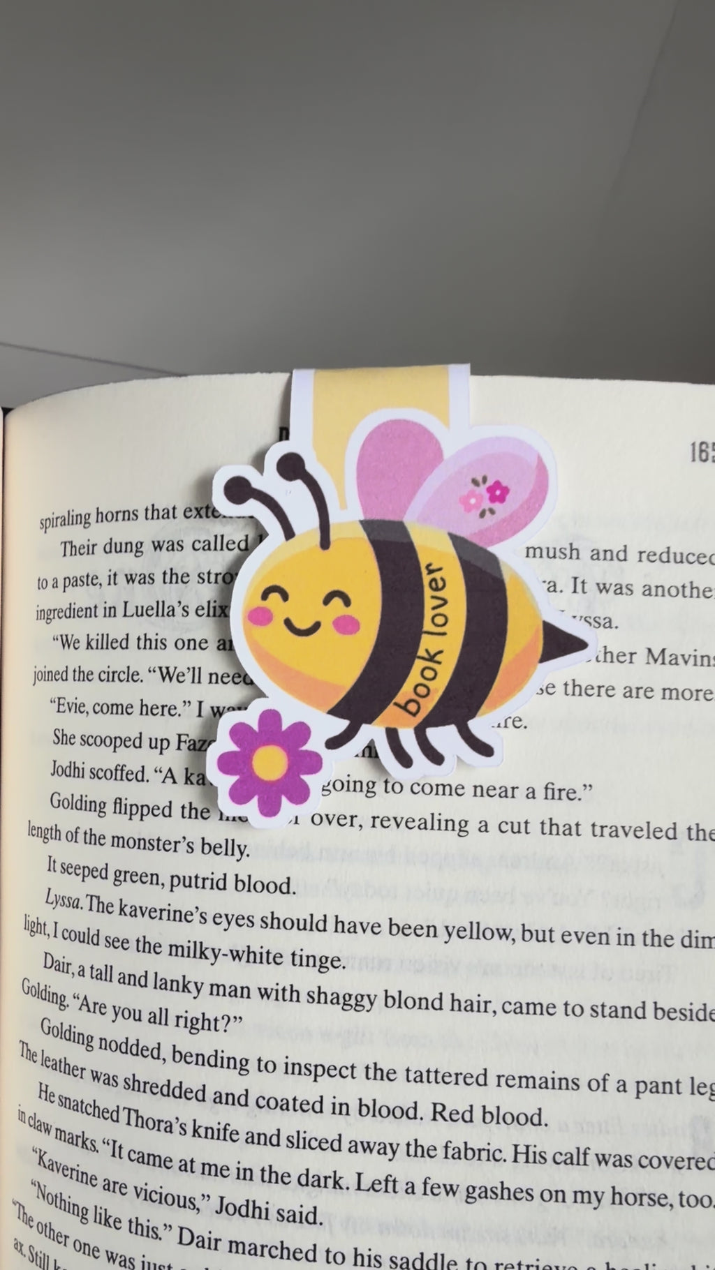 Book Lover Magnetic Bookmark