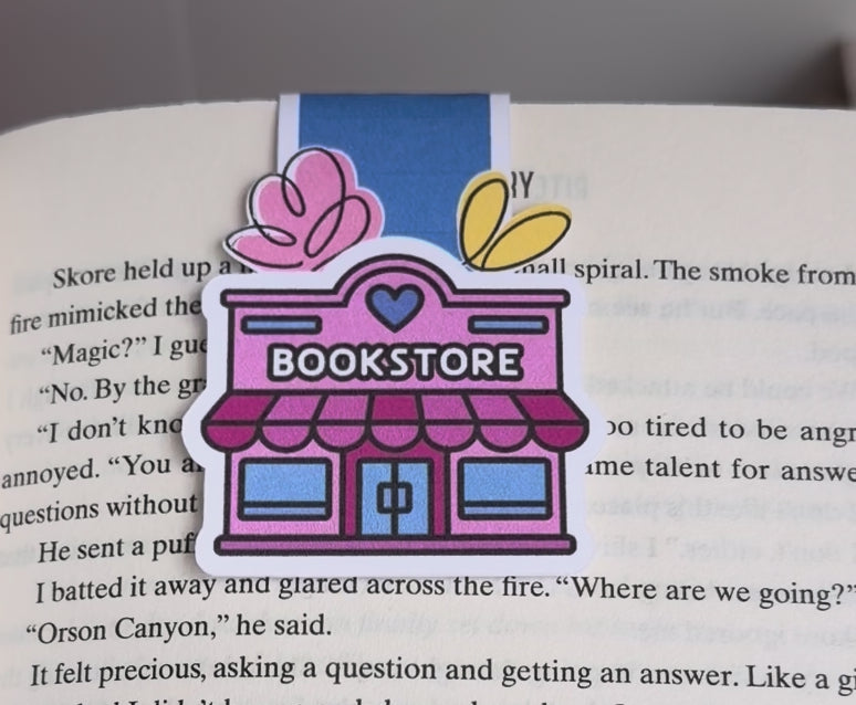 Late Night Bookstore Magnetic Bookmark